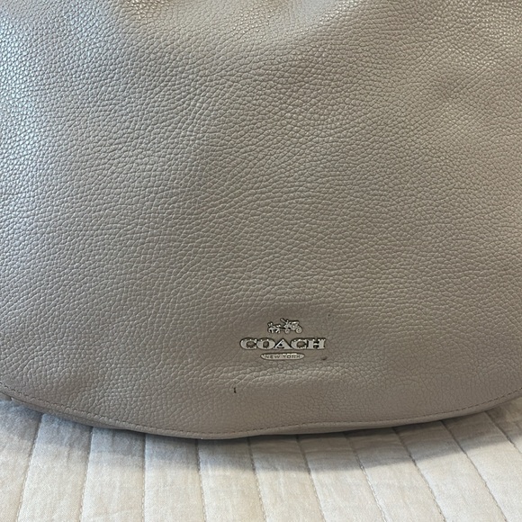 Coach 2 Way Shoulder Bag Beige - Picture 2 of 9